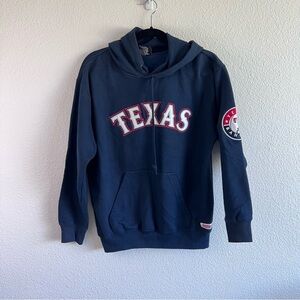 Stitches Women’s Texas Rangers Navy Blue Hoodie